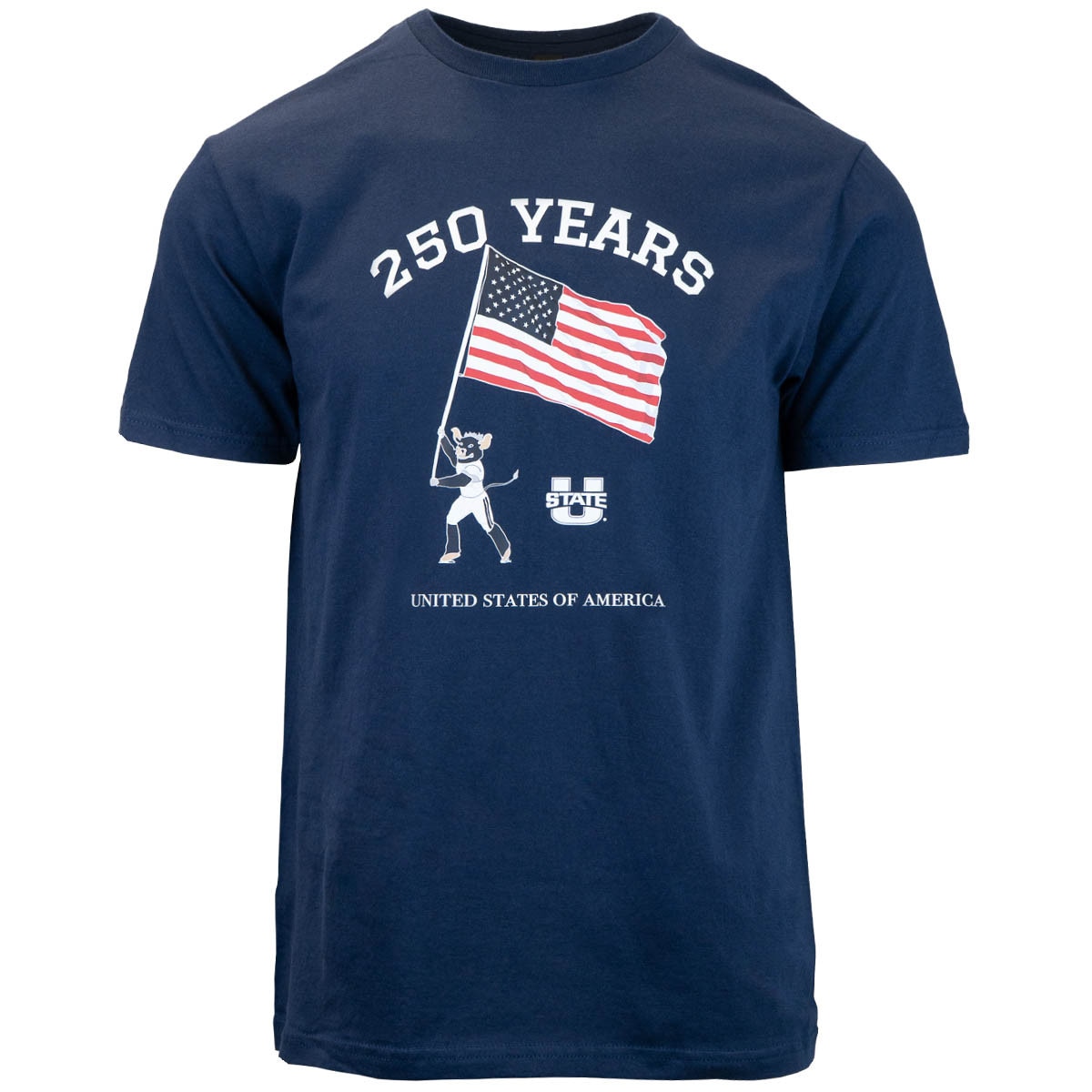 2026 U-State Patriotic Big Blue T-Shirt